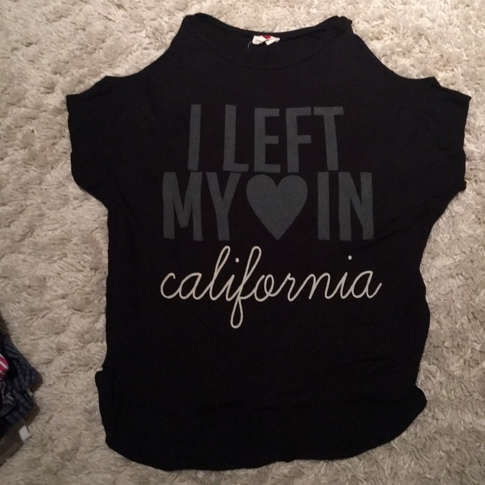 One clothing open shoulder top